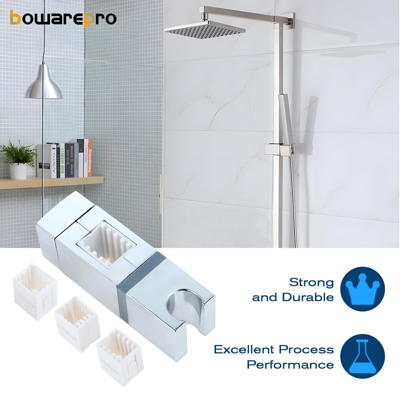 Bowarepro Adjustable Shower Bracket, No Removal of The Shower Head