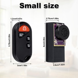 BTFO Screaming Goat Prank Noise Maker with Remote Control, 8 Funny Goat Screams Hidden Sound Prank Gag for Adults Kids Home School Party (Purple)