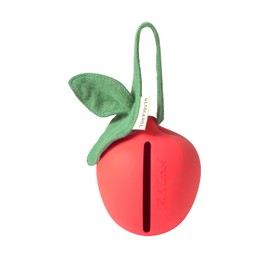 Oli & Carol Dummy Holder Dummy Box Case Dummy Storage Pepa the Apple Handmade Red