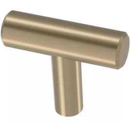 Liberty P01025C-CZ-CP 1-5/8" (40mm) Champagne Bronze Steel Bar Knob Drawer Pull