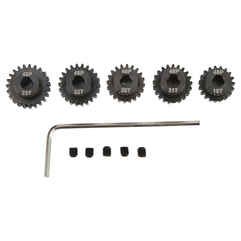 48DP 3.175mm RC Car Motor Gear 19T 20T 21T 22T