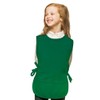 Kelly Green Kids Art Smock, Cobbler Apron, Poly/Cotton Twill Fabric
