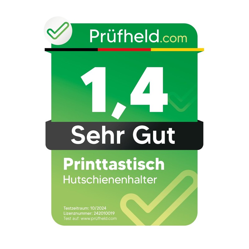 Printtastisch Shelly DIN Rail Holder + 2 x 2 Extensions