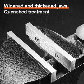 BAIQI Professional Vise Table, 360° Rotation Work Clamp-On Vise, Versatile Use, Heavy Duty Construction for Woodworking, Metalworking, Handcraft (2.4 Inch)