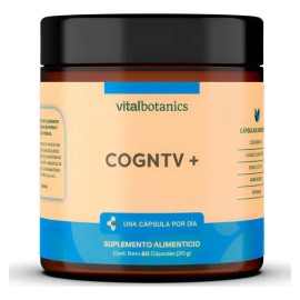 Vitalbotanics Nootropico  Con Melena De Leon Con 60 Caps                                                                                              
