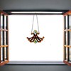 Bieye W10047 Baroque Tiffany Style Stained Glass Window Hangings Suncatcher