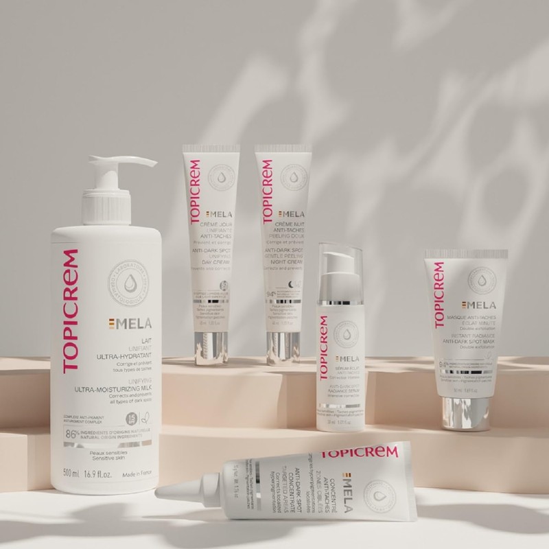 GIGATEMP Topicrem - Mela, Lait Unifiant Ultra Hydratant Corps -