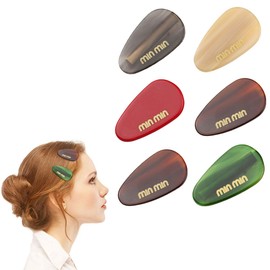 scicent Women's Hair Clips, Pack of 6, Acetate Hair Clip, Retro Large Classic Hair Clip, Automatic French Hair Clips, No Crease, Hair Clip for Fine and Medium Thick Hair - 28618