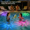 NiceBuy 4-Pack Solar Floating Pool Lights Outdoor Waterproof Solar-Powered that