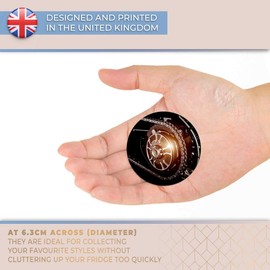 Destination Vinyl ltd Magnet for Refrigerator, Fridge - Motorcycle Rear Wheel & Chain for Office, Cabinet and Whiteboard, Magnetic Stickers, 21909