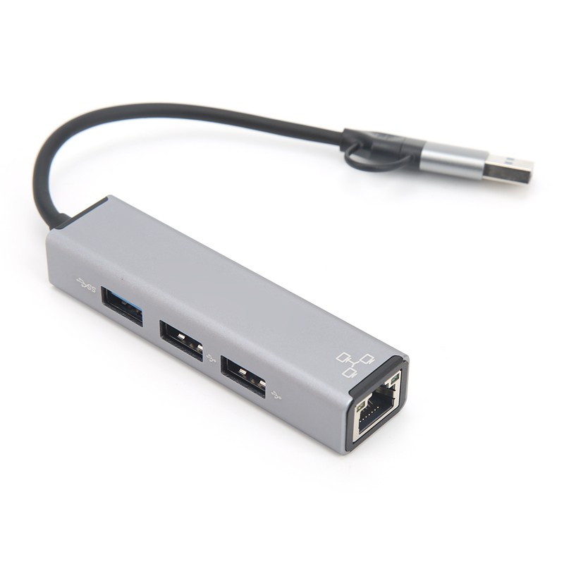 USB C USB A Hub Low Network Latency USB 3.0