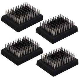 4PCS Grill Brush Replacement Heads, Wire Bristle Free Grill Cleaning Brush Replaceable Heads Fits HaSteeL Grill Brushes Only, BBQ Cleaner