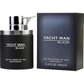Myrurgia Yacht Man Black Eau De Toilette Spray 3.4 oz for Men