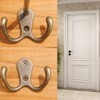 Taiyyi Pack of 8 Colourful Clothes Hooks Vintage Double Wall