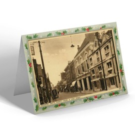 CHRISTMAS CARD - Vintage Kent - Rochester. Watt's Charity House & High Street