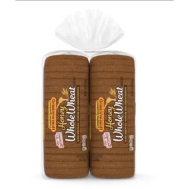 Brown Bread 2 PACK-Grandma Sycamore Honey  Wheat Bread,  Purchased Fresh at Sale