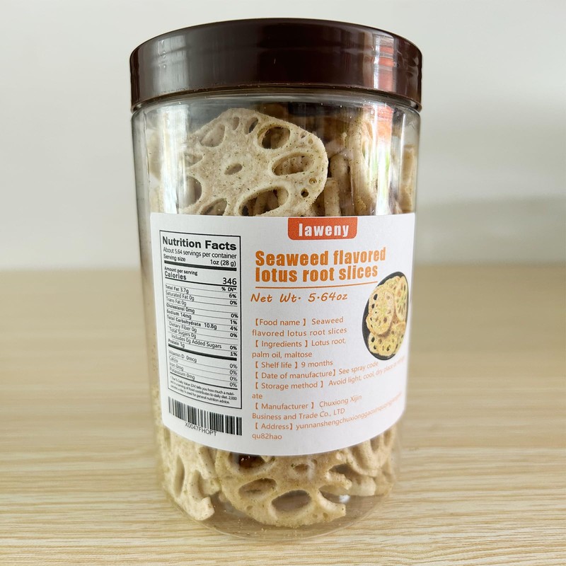 Lotus Root chips 5.82oz Seaweed Fried Lotus Root Snack Casual