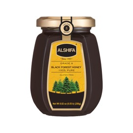 ALSHIFA Black Forest Honey 8.81oz (250g) | Pack of 1 | Mono-floral Honey | Unique Taste Sweetener | No Added Sugar | Glass Bottle