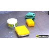 BricolagePro - 10 Cleaning Sponges - Silver Stone, White Stone