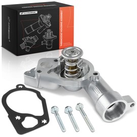 A-Premium Engine Coolant Thermostat Housing Assembly with Gasket Compatible with Buick LaCrosse 2005-2008, Allure 2005-2008, Rendezvous 2004-2006 & Suzuki XL-7 2007-2009, 3.6L