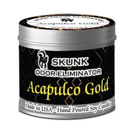 Skunk Smoke Odor Eliminator Candles- Destroys Any Odors from its Sources (Acapulco Gold)