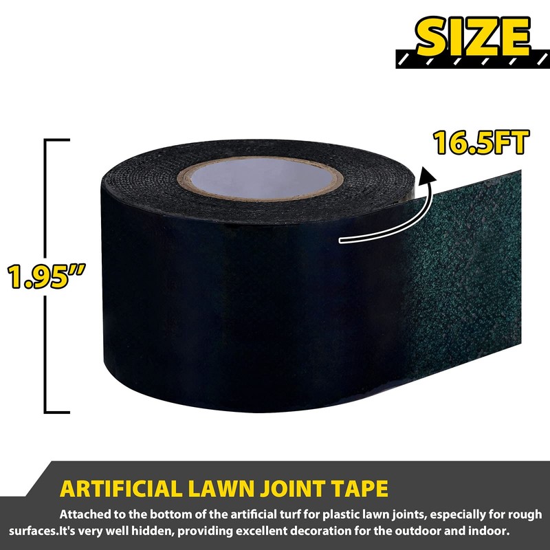 Artificial Grass Tape Self Adhesive Double Sided, 2 Inch Width