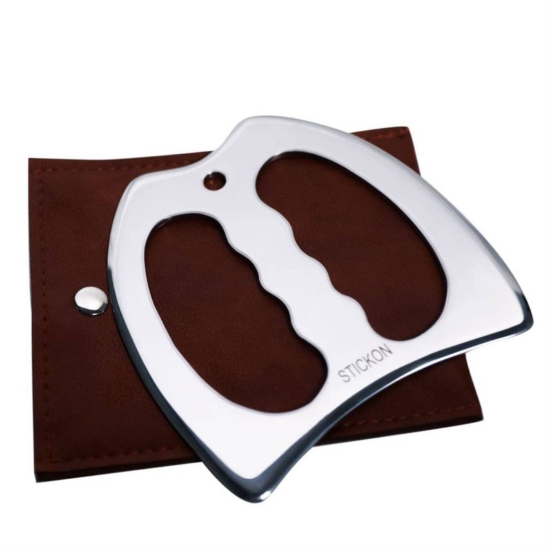 STICKON Medical Grade Stainless Steel Gua Sha Scraping Massage Tool