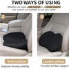 Moslyn Car Seat Cushion Memory Foam Lumbar Support Sciatica &