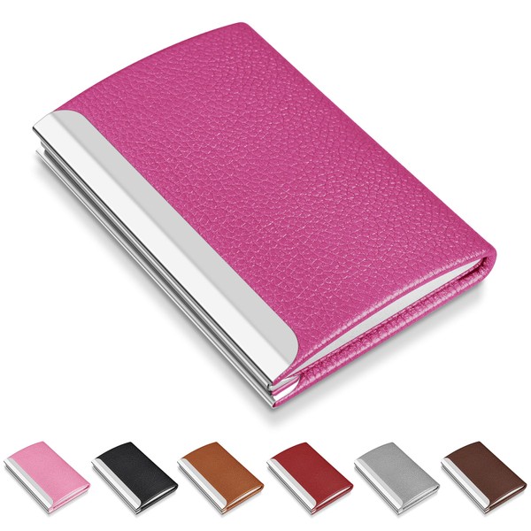 NANXJIUR Business Card Holder, Metal Case Pocket, Holder for Women