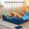 CWAWZ Jumbo Dog Bed for Extra Large Dogs, Orthopedic Dog