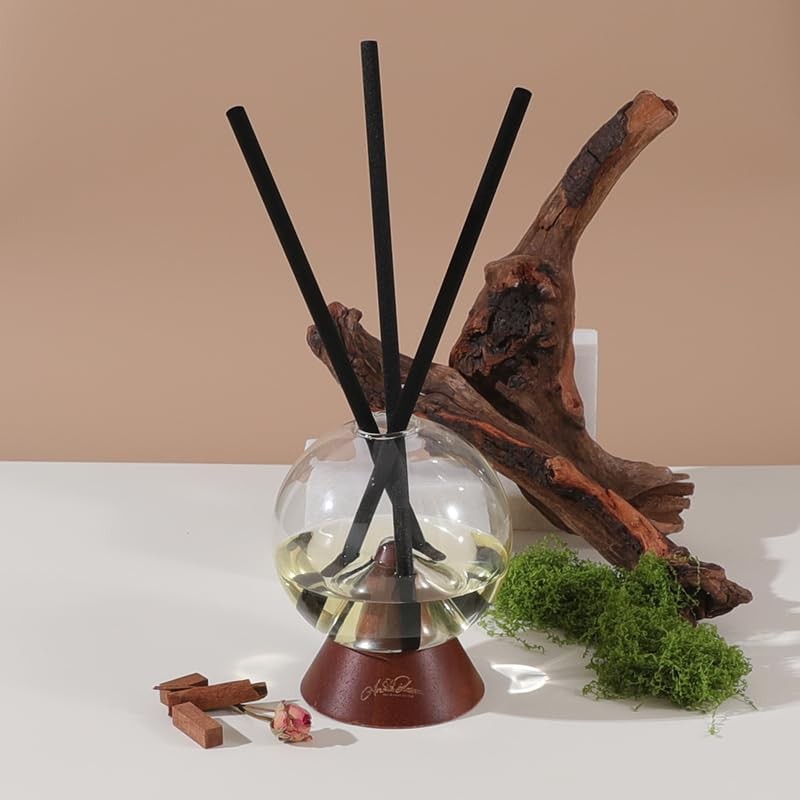 Aroma Blossom Luxury Reed Diffuser-Onyx Collection-Brown 200ML
