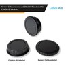 Lens-Aid Housing Cap + Rear Lens Cap Kit for Canon