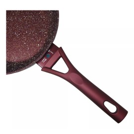 Alfa Set De 2 Woks Y Comal Alfa Aluminio Espesor/2.6mm Color Burgundy