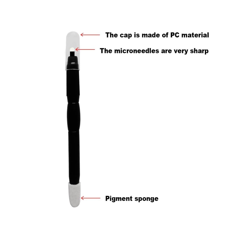 ZUSING Disposable Microblading Pens U18 Needles 0.18mm for Tattooing Eyebrows