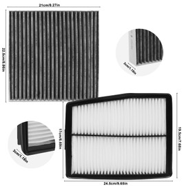 KEQGPCBE Comb Engine Cabin Air Filter for Hyundai Tucson Hybrid 2025 2024 2023 2022