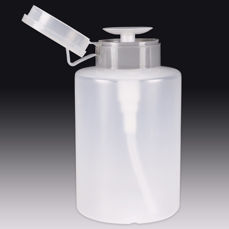 Pana 12 Oz Gray No Words Plastic Liquid Push Down