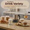 KHAVA 5-in-1 Electric Milk Frother and Steamer, Hot Cold Foam