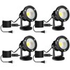 LCARED Led Spotlights Outdoor, Warm White 12W Spot Lights Indoor,120V