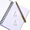24 x 40mm Round 'Sail Boat' Stickers (SK00006309)