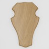 Generisch Dam Deer Trophy Sign Blunt in Light Oak Height