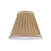 Aspen Creative 33003 Small Pleated Empire Shape Chandelier Clip-On Lamp
