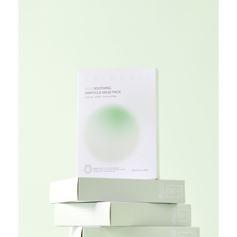 Cica soothing mask pack, soothing moisturizing pack, tea tree sheet