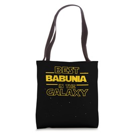 Best Babunia in the Galaxy | Grandma In Polish Funny Gifts Tote Bag