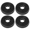 vhbw 4 x Activated Carbon Filters Compatible with PKM 9041-60HBG,