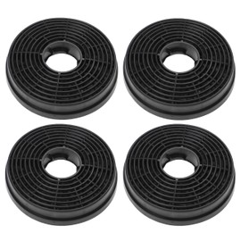 vhbw 4 x Activated Carbon Filters Compatible with PKM 9041-60HBG, 9041-80HBG, KH1727-3H, 9090-2 H, 9091U, GS 1-60 CIXPH Cooker Hood - 10.5 cm
