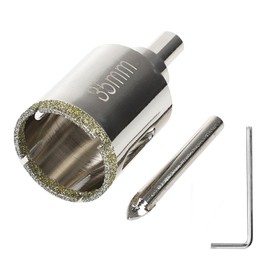 CLKE Diamond Hole Saw 35mm Tile Drill Bit with Center Drill for Glass, Ceramic, Marble, Granite, Stone