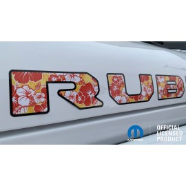 Mopar jeep RUBICON hood decal HIBISCUS FLOWER wrangler willys gladiator JT JL HIYA2