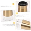 MAGICLULU Salt Pepper Shaker Set Stainless Steel Condiment Bottles Lids