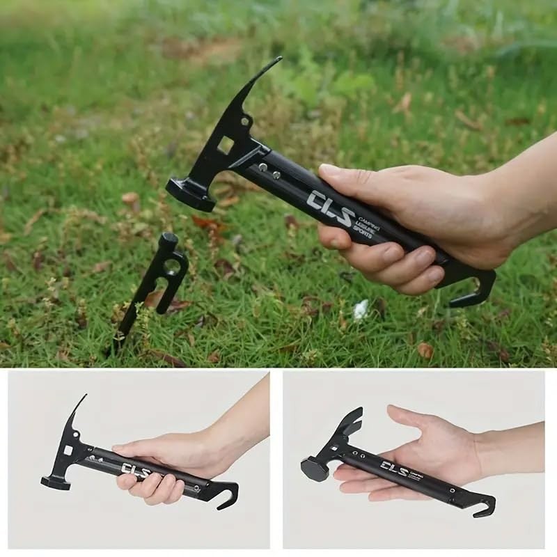 AIMALL Mini Outdoor Tent Hammer – Multi-Functional Camping Nail Hammer