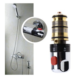 Thermostatic Mixer Tap Thermostatic Valve Shower Mixer Tap Brass 20-50°C Shower Thermostat Mixer Tap for Shower